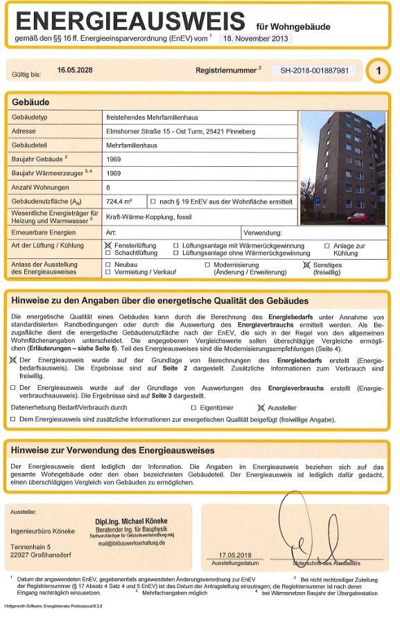Erdgeschoß-frisch renoviert-separater Eingang-Balkon-Tiefgarage-von Privat – Elmshorner Straße 15, 25421 Pinneberg – Vorschaubild 23