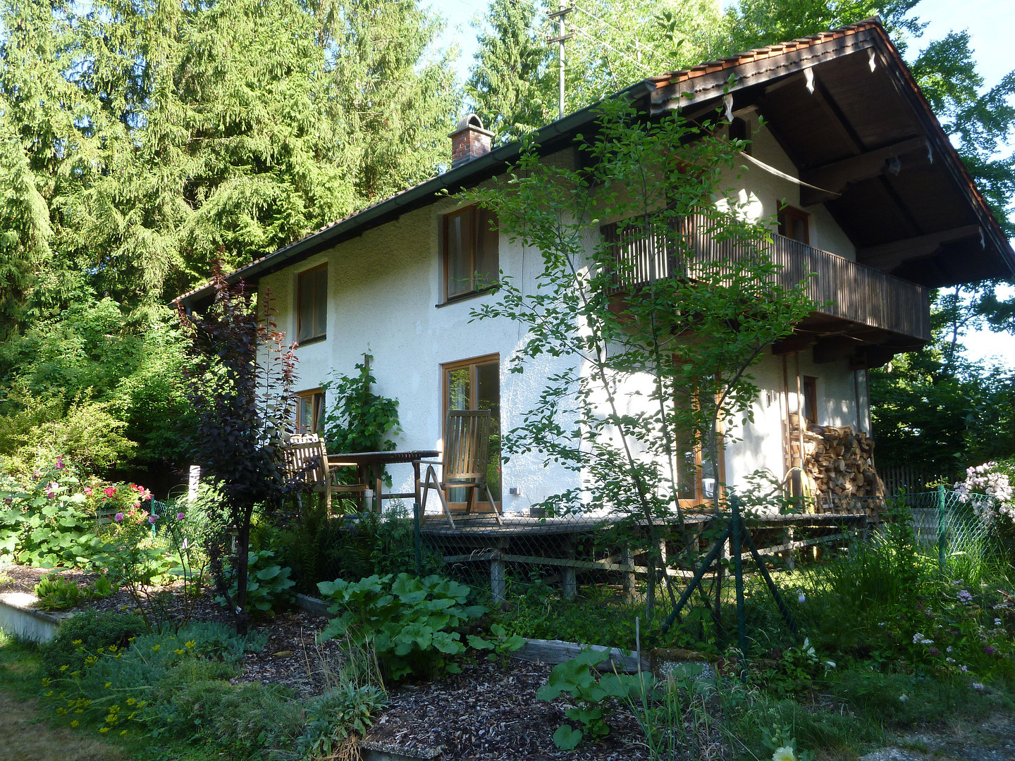 Für Naturliebhaber: renoviertes Haus Nähe Chiemsee, fast Alleinlage + Bergblick – Übersee – Vorschaubild 2
