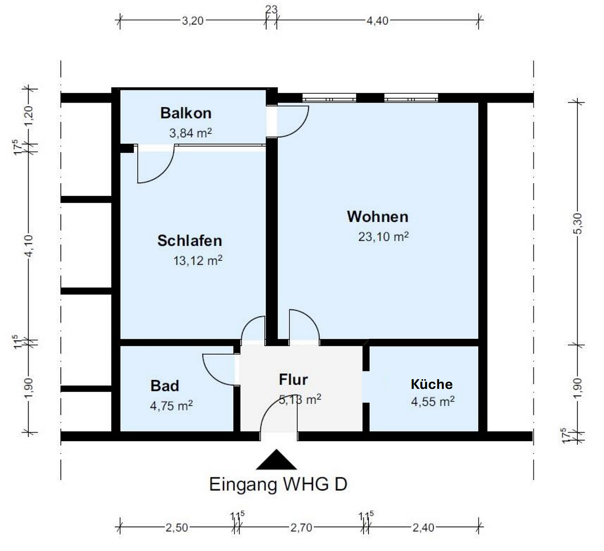Provisionsfrei - Gepflegte 2-Zimmerwohnung mit Balkon Fürth - Privatverkauf – Rudolf-Schiestl-Straße 15, 90765 Fürth – Vorschaubild 9