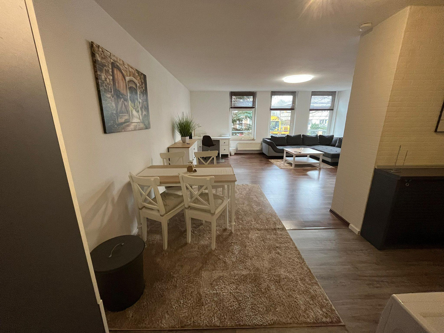 Voll möblierte schöne & helle 3 Zimmer Homeoffice Wohnung in ruhiger Lage nahe S-Bahn Grünau – Am Falkenberg 106, 12524 Berlin(Altglienicke) – Vorschaubild 5