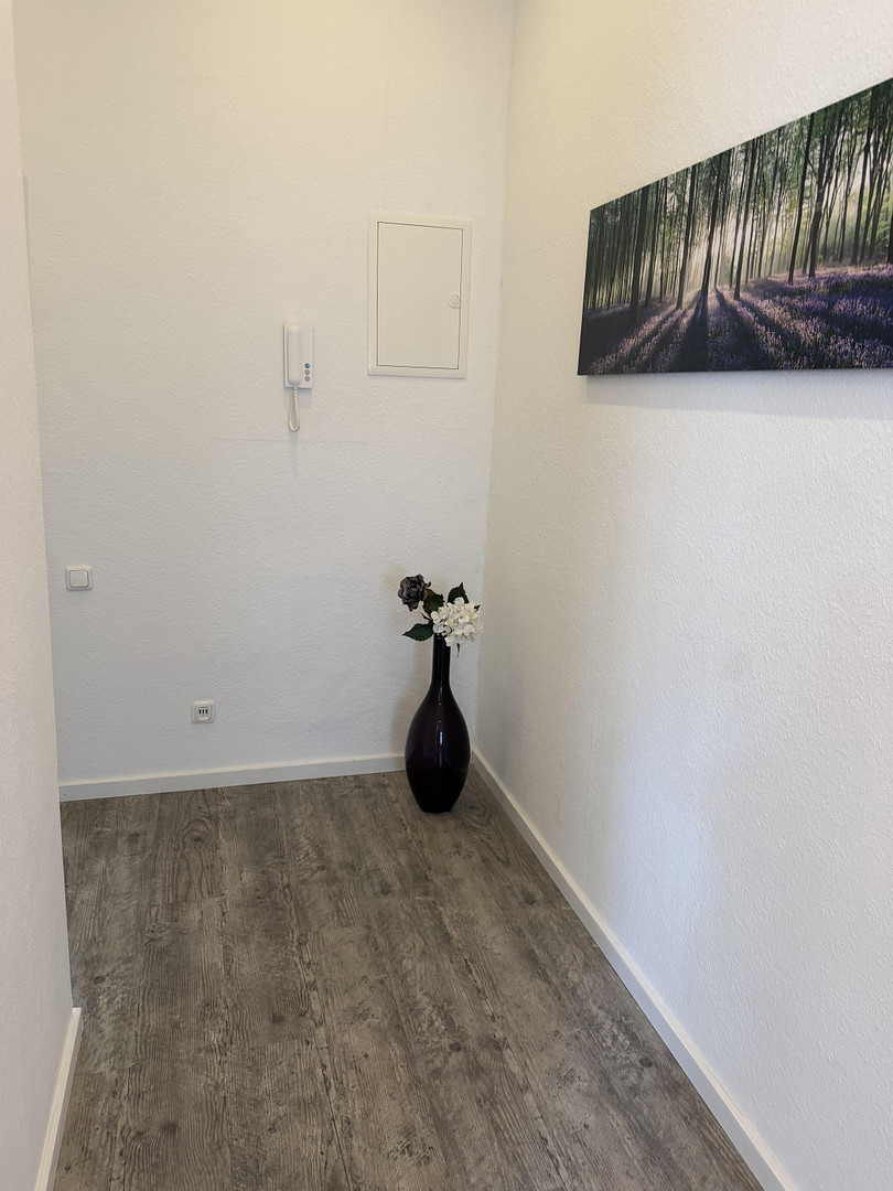 klimatisiert, löffelfertig vollständig möbliert und renoviert, 2 Zi, KDB und Balkon – Röhrenstraße 1, 40472 Düsseldorf(Rath) – Vorschaubild 19