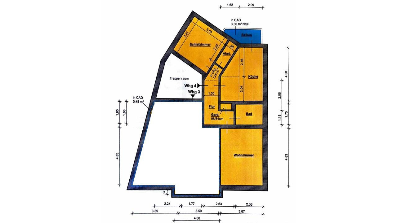 klimatisiert, löffelfertig vollständig möbliert und renoviert, 2 Zi, KDB und Balkon – Röhrenstraße 1, 40472 Düsseldorf(Rath) – Vorschaubild 20