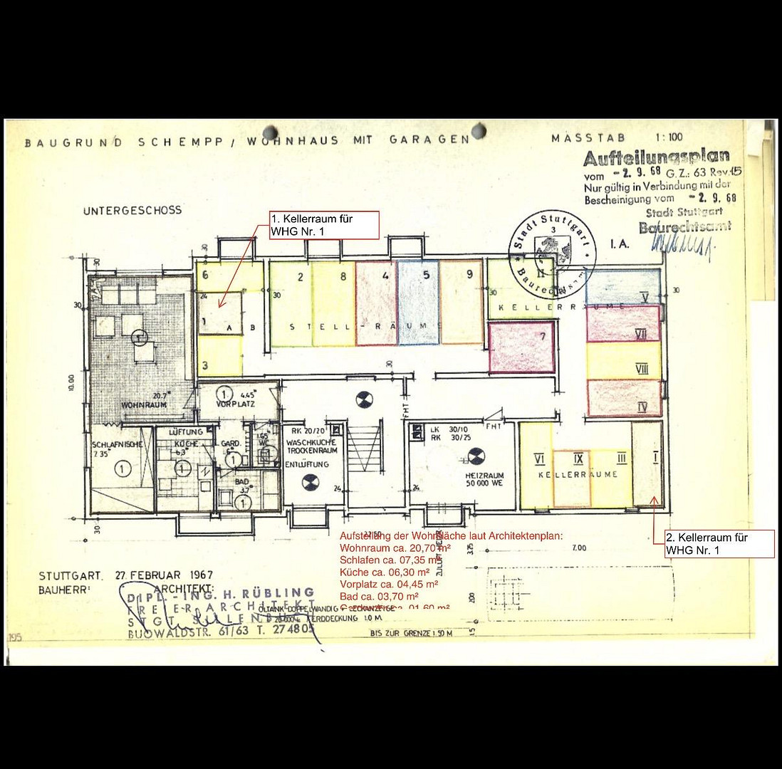 Terrassenwohnung in Feuerbach am Pfostenwäldle-ohne Makler! – 70469 Stuttgart(Feuerbach) – Vorschaubild 14