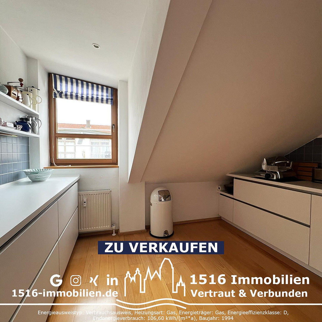3ZKB Dachgeschosswohnung mit sonnigem Balkon – 85051 Ingolstadt – Vorschaubild 13