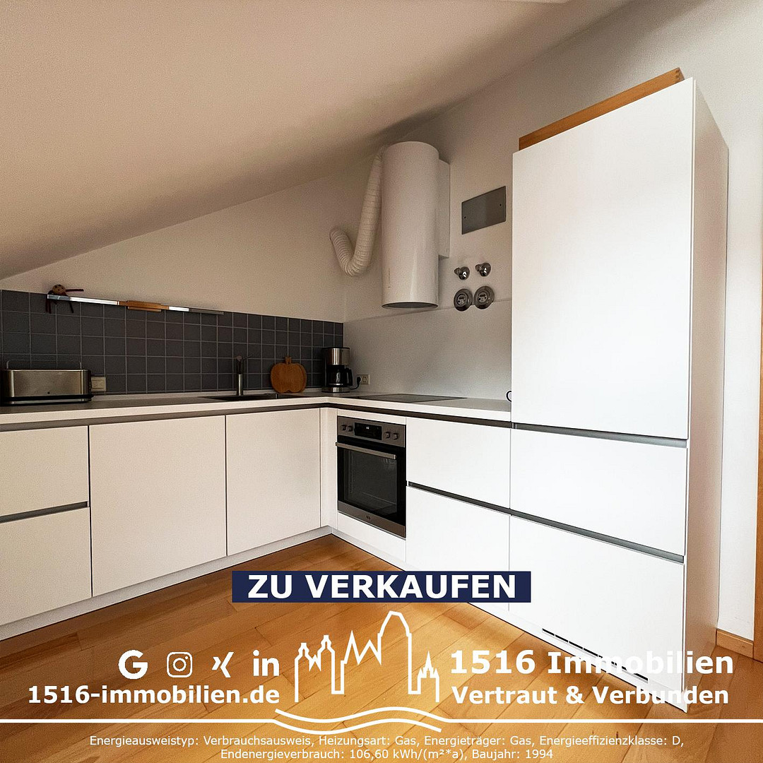 3ZKB Dachgeschosswohnung mit sonnigem Balkon – 85051 Ingolstadt – Vorschaubild 12