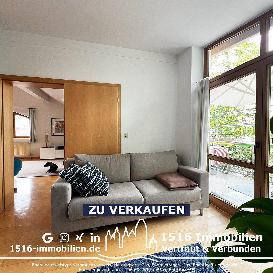 3ZKB Dachgeschosswohnung mit sonnigem Balkon – 85051 Ingolstadt – Vorschaubild 10