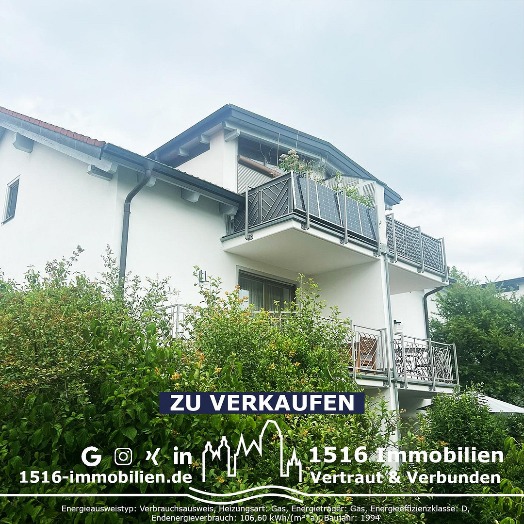 3ZKB Dachgeschosswohnung mit sonnigem Balkon – 85051 Ingolstadt – Vorschaubild 3