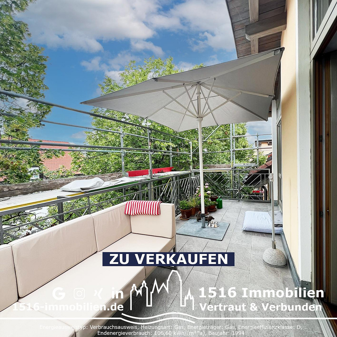3ZKB Dachgeschosswohnung mit sonnigem Balkon – 85051 Ingolstadt – Vorschaubild 16