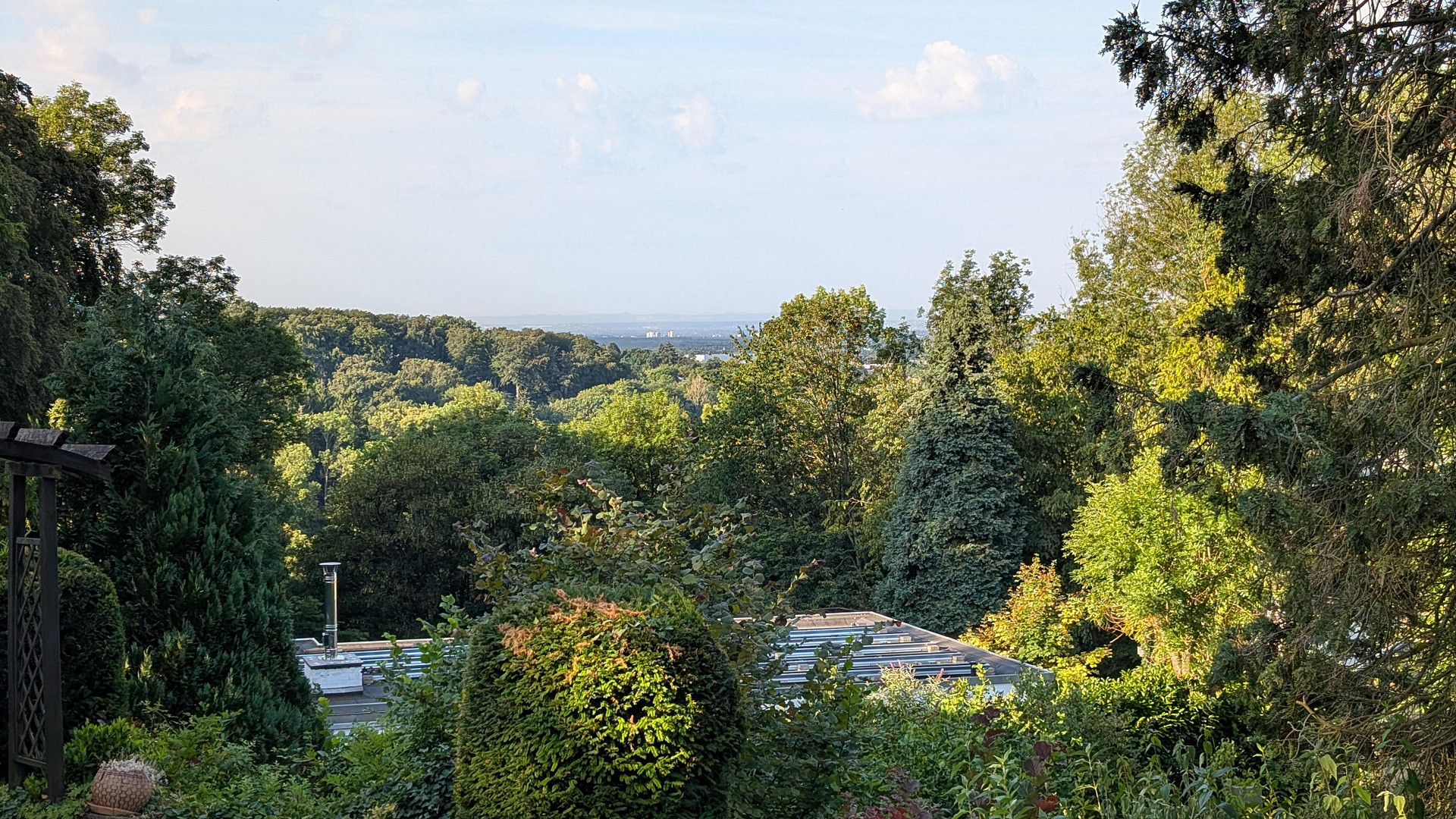 Fernblick ins Grüne