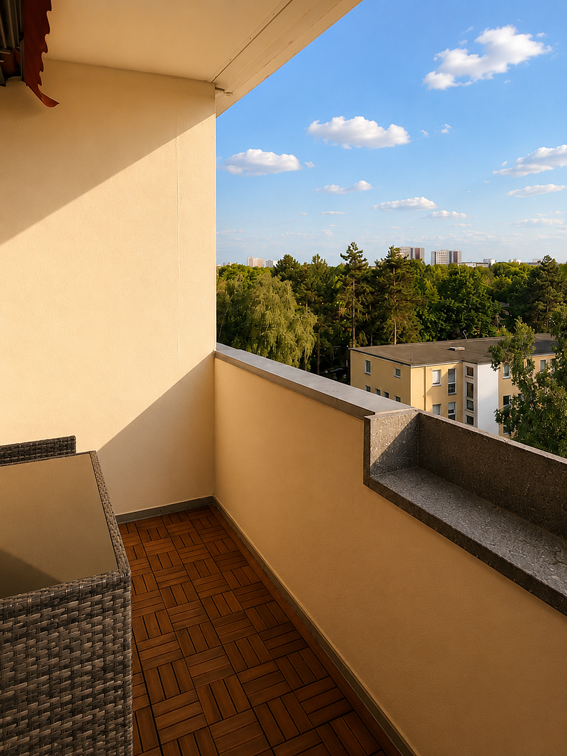 Hochwertig modernisierte 3-Zimmer-Wohnung mit Westbalkon und Weitblick - maklerfrei – 12351 Berlin(Gropiusstadt) – Vorschaubild 2