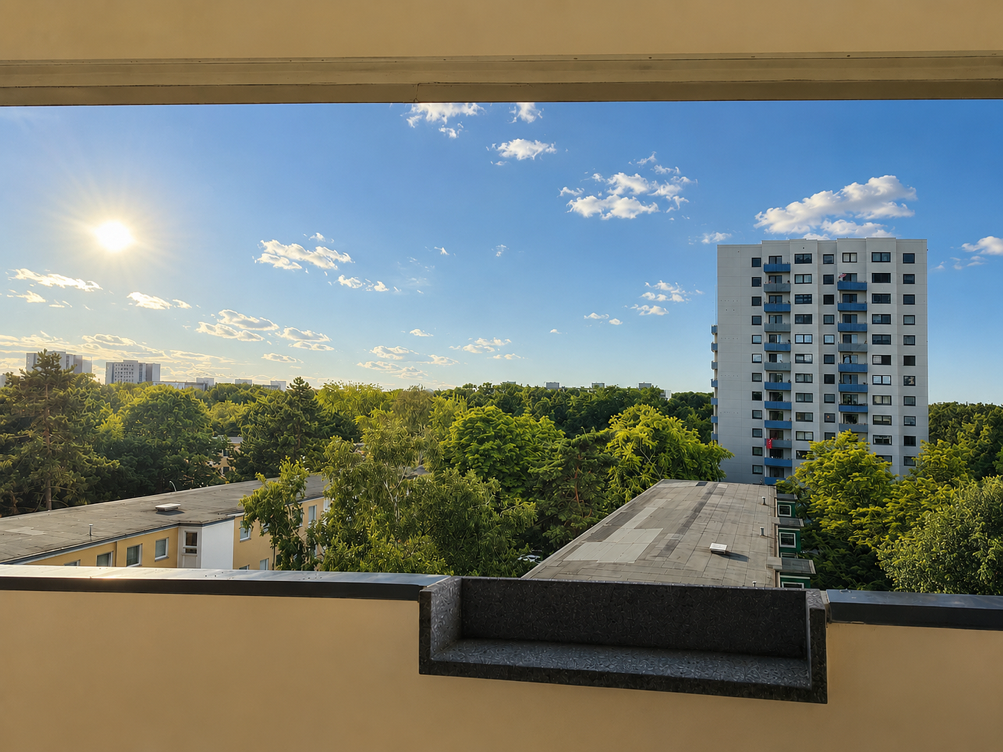 Hochwertig modernisierte 3-Zimmer-Wohnung mit Westbalkon und Weitblick - maklerfrei – 12351 Berlin(Gropiusstadt) – Vorschaubild 4