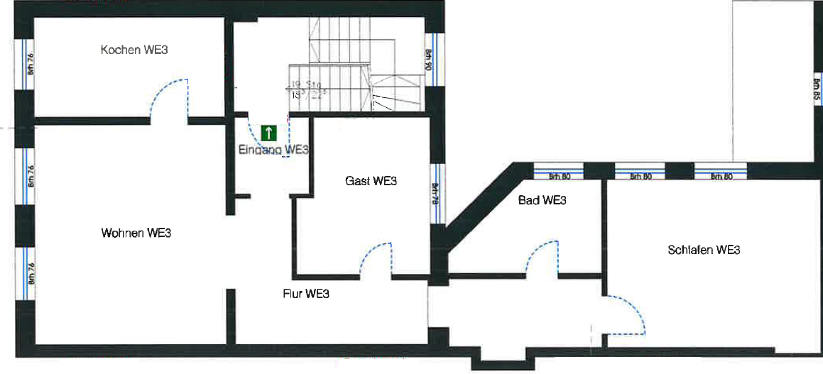 Charmante 3-Zimmer-Altbauwohnung mit Stuckfassade – zentrumsnah in Mönchengladbach-Nord – Bahnstraße 34, 41069 Mönchengladbach(Holt) – Vorschaubild 6