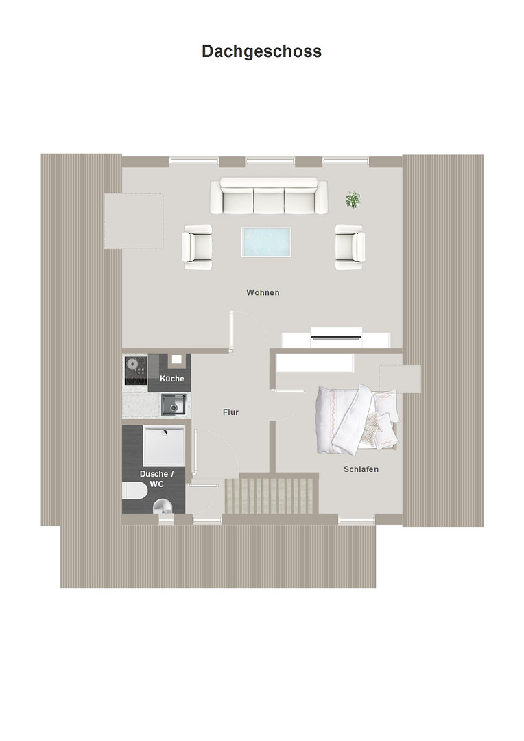 Attraktive & helle DG Wohnung - TOP LAGE in der Altstadt - Provisionsfrei – Saurengreinswinkel 7, 86150 Augsburg(Innenstadt) – Vorschaubild 8