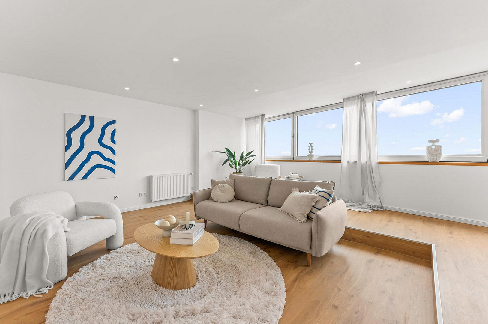 Penthouse mit Skyline-Feeling – Exklusive Wohnung im 22. Obergeschoss, provisionsfrei – Bremerhaven(Mitte-Süd) – Vorschaubild 4