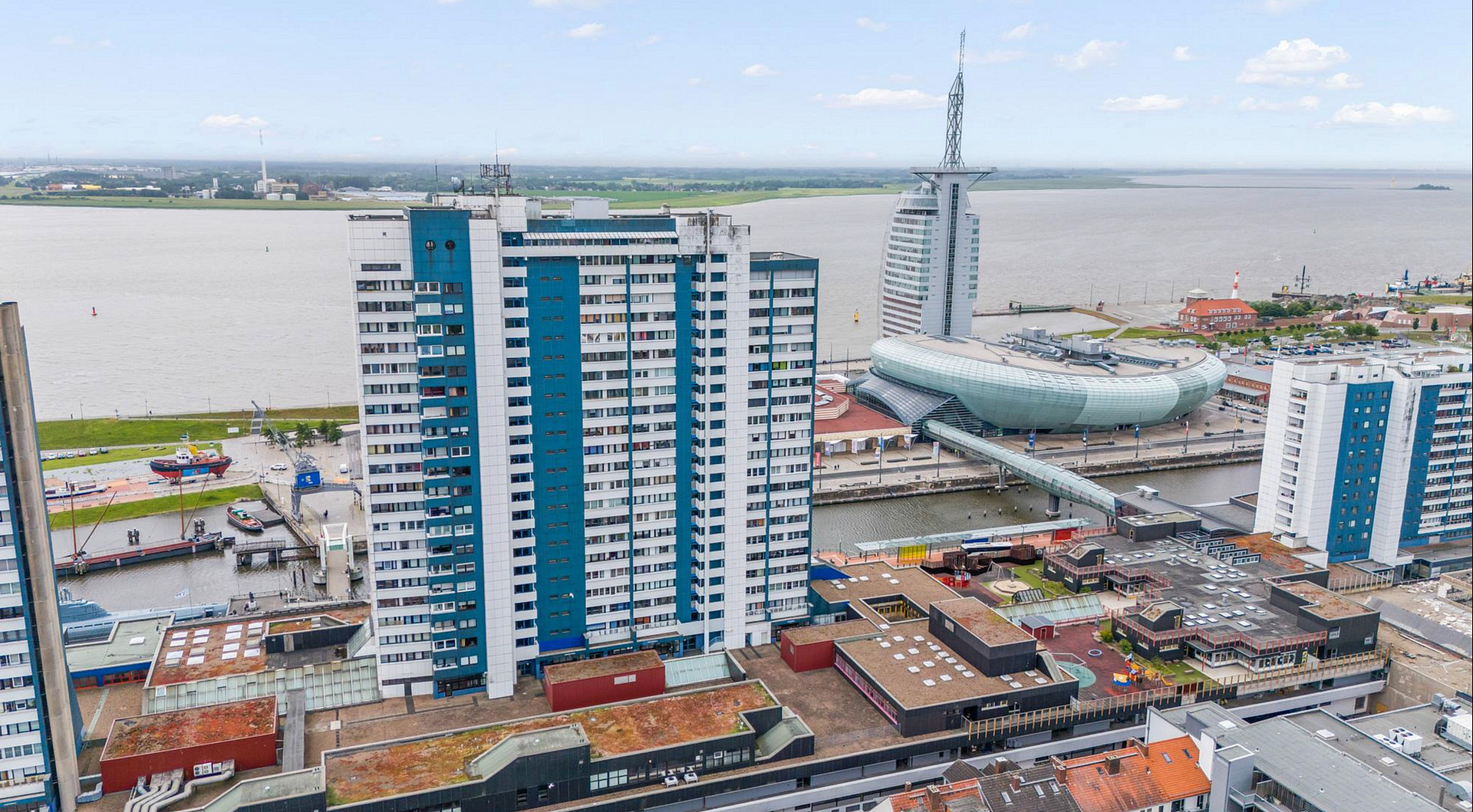 Penthouse mit Skyline-Feeling – Exklusive Wohnung im 22. Obergeschoss, provisionsfrei – Bremerhaven(Mitte-Süd) – Vorschaubild 2