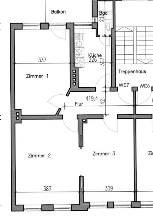 Wunderschöne 3-Zimmer Altbauwohnung in Bestlage – Kiel(Damperhof) – Vorschaubild 14