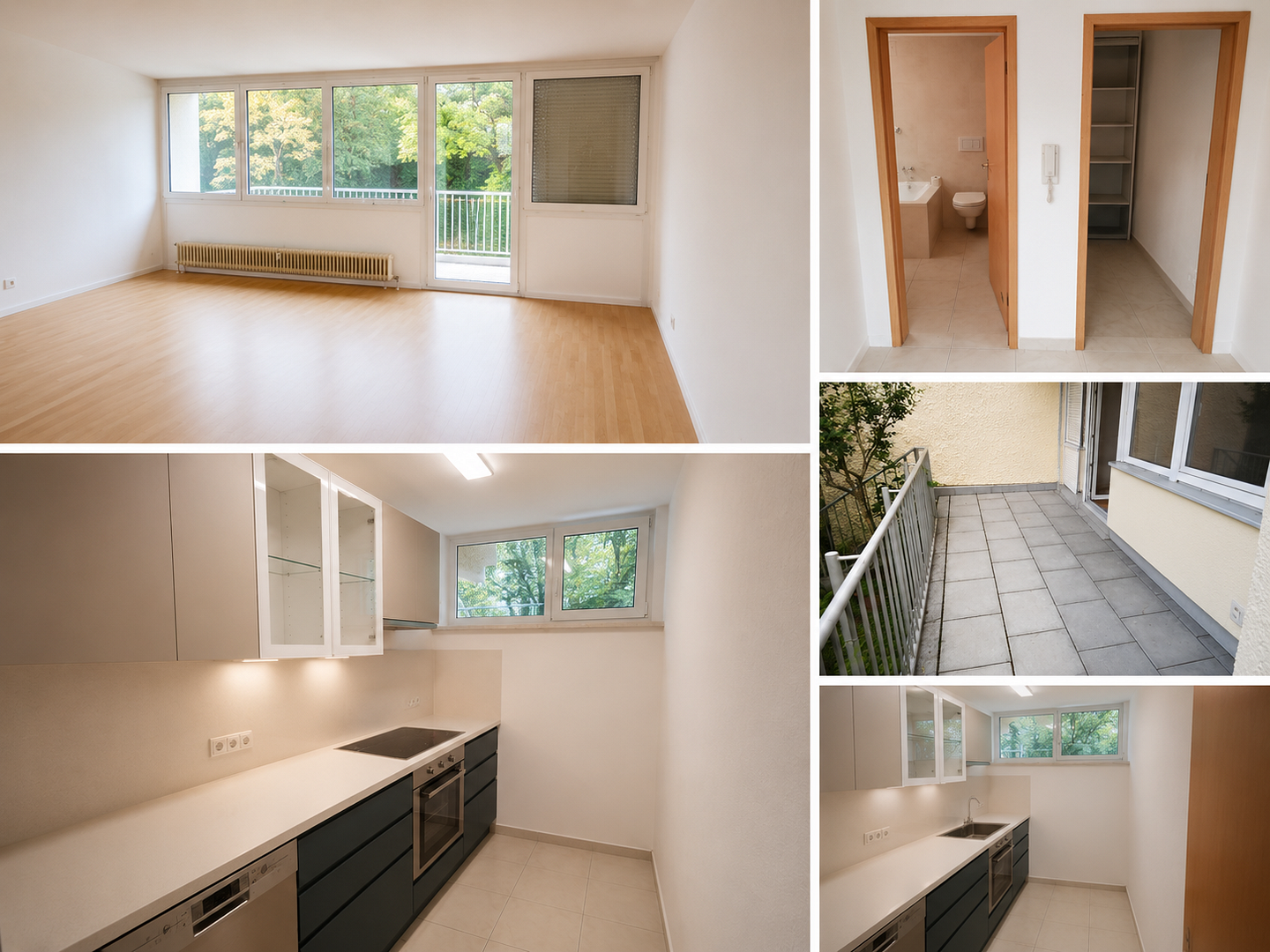 Modernisierte Gartenwohnung mit neuer Einbauküche, Terrasse und ruhiger Grünlage - Isarnähe! – Quagliostr.11, 81543 München(Giesing) – Vorschaubild 2
