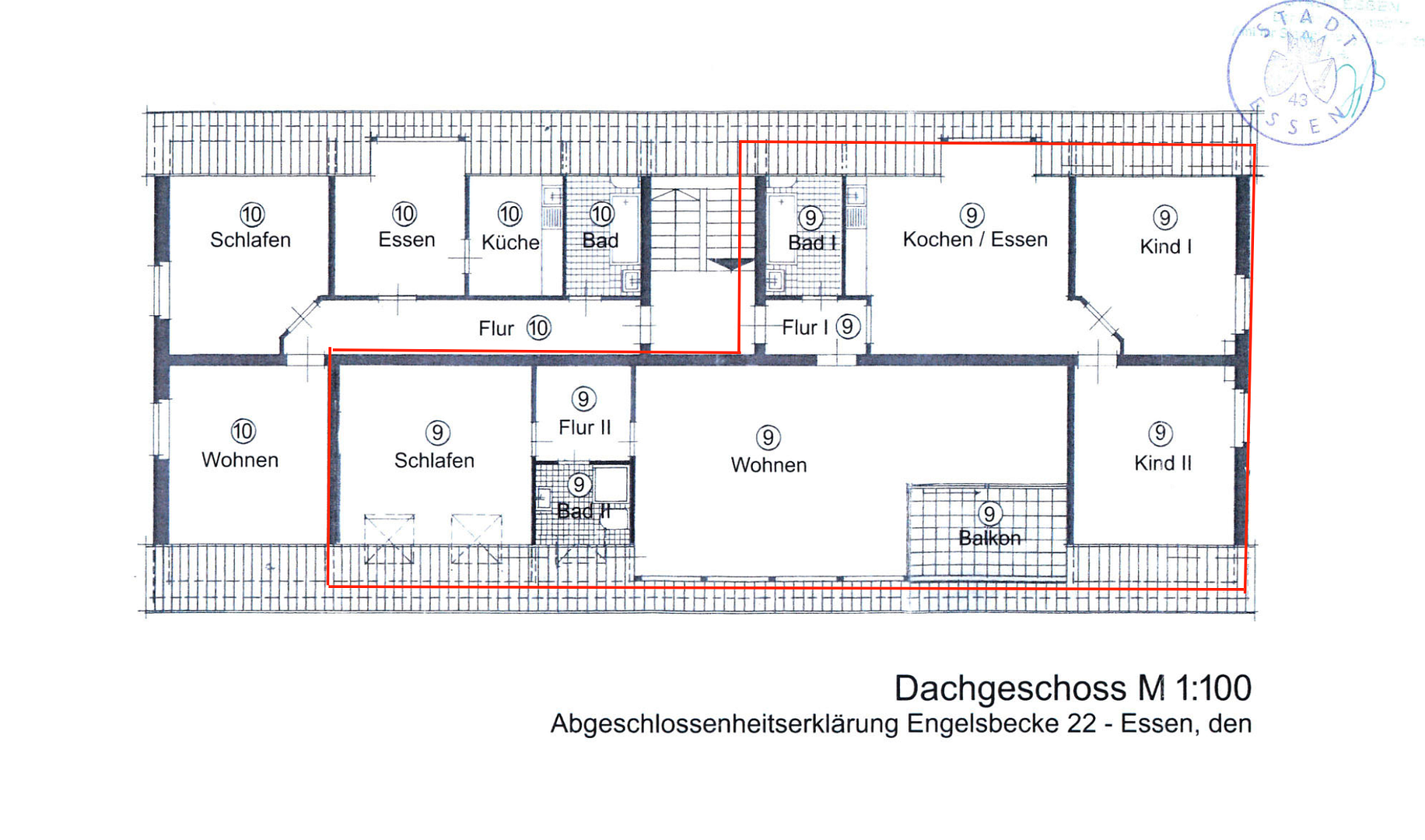 Erstbezug nach Kernsanierung: Traumhafte Wohnung mit Dachterrasse, Wärmepumpe & Klimaanlage – 45138 Essen(Huttrop) – Vorschaubild 8