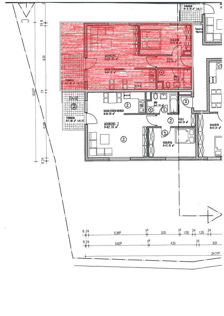 Frisch renovierte 2-Zimmer Wohnung mit Terrasse in Toplage am Galgenberg – Regensburg(Galgenberg) – Vorschaubild 22