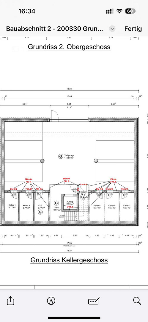 Moderne 3-Zimmer- Wohnung mit Tiefgaragenstellplatz & Balkon - Neubau aus 2022 – Traubenweg 2, 49090 Osnabrück(Pye) – Vorschaubild 13