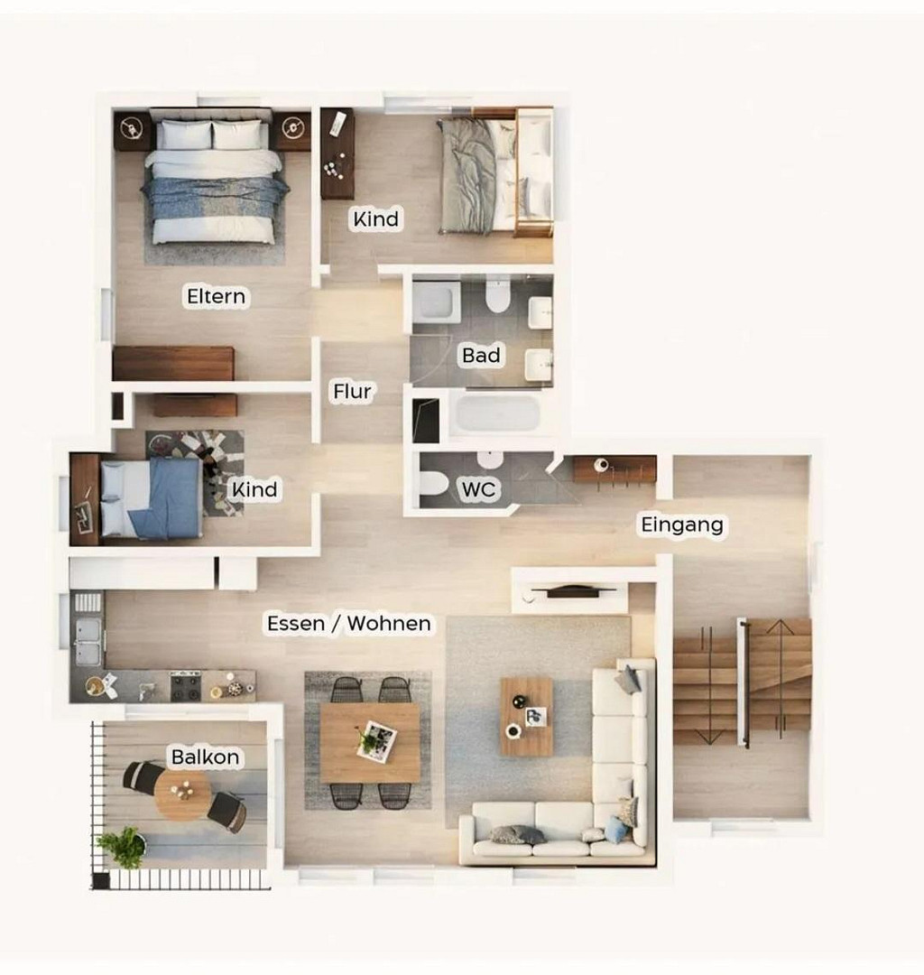 !!!PROVISIONSFREIE!!! Wohnung mit 4 Zimmern in ruhiger Lage zu verkaufen – Waldenbuch – Vorschaubild 19