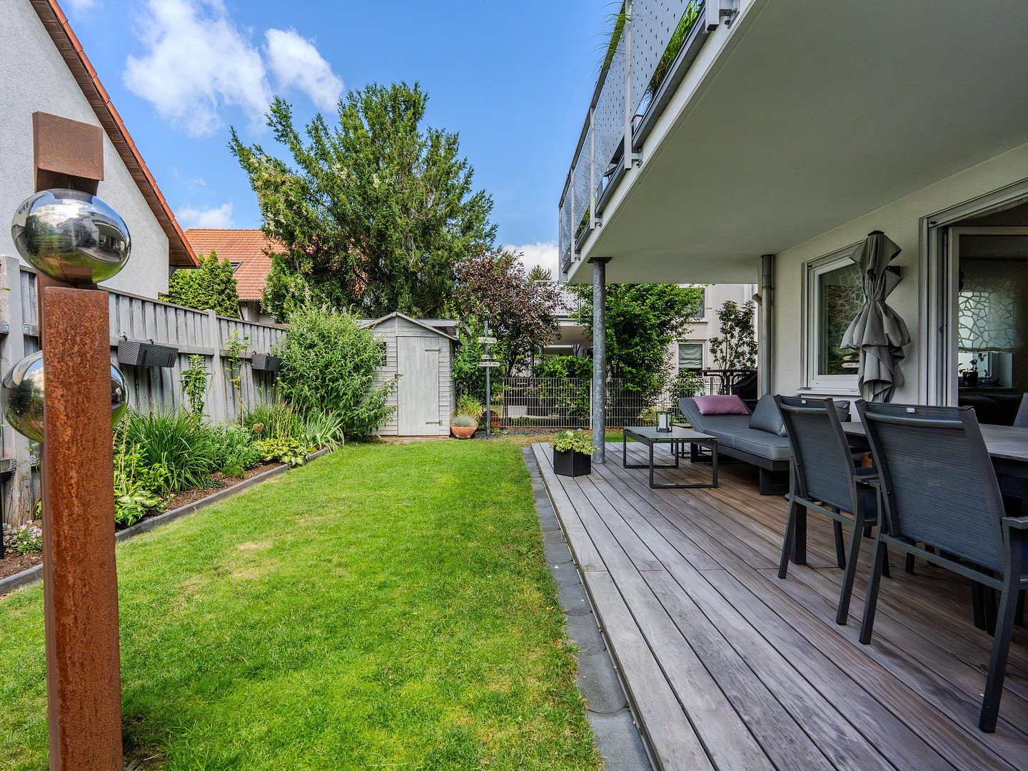 Erdgeschosswohnung mit großem Garten, sonniger Terrasse und zwei Tiefgaragenstellplätzen – 90768 Fürth-Dambach(Fürth) – Vorschaubild 6