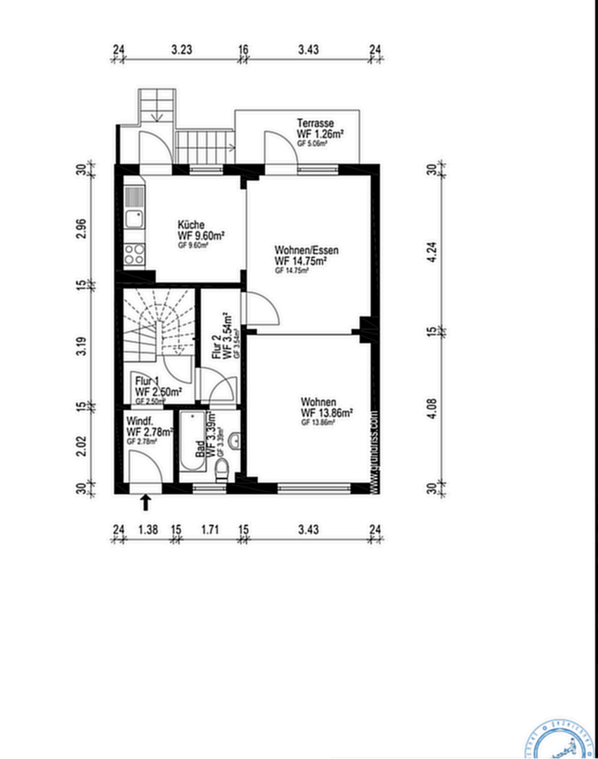 Frisch renoviertes Reihenhaus | 146 m² | 8 Zimmer | Garten & Balkon | provisionsfrei – Bremerhaven(Klushof) – Vorschaubild 16