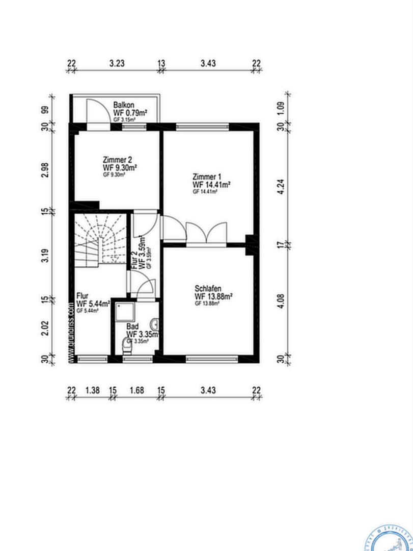 Frisch renoviertes Reihenhaus | 146 m² | 8 Zimmer | Garten & Balkon | provisionsfrei – Bremerhaven(Klushof) – Vorschaubild 15