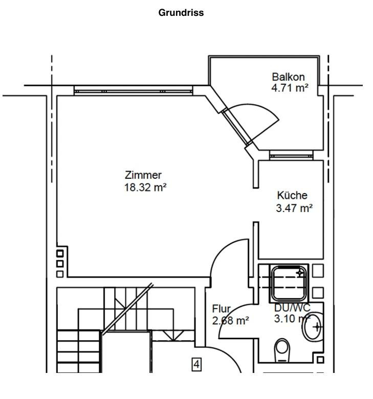 Möblierte 1-Zimmer-Wohnung in zentraler Lage nähe HBF Bremen inkl. Pantryküche – Rembertiring 41, 28203 Bremen(Mitte) – Vorschaubild 10