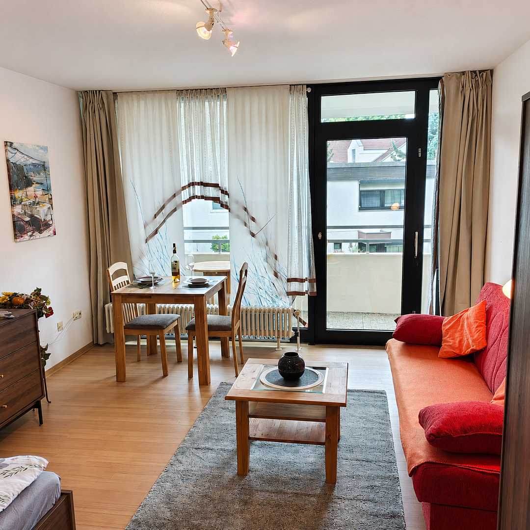Möbliertes 1 Zimmer Wohnung mit Balkon, Stellplatz und Pauschalmiete – Hannover(Bemerode) – Vorschaubild 6