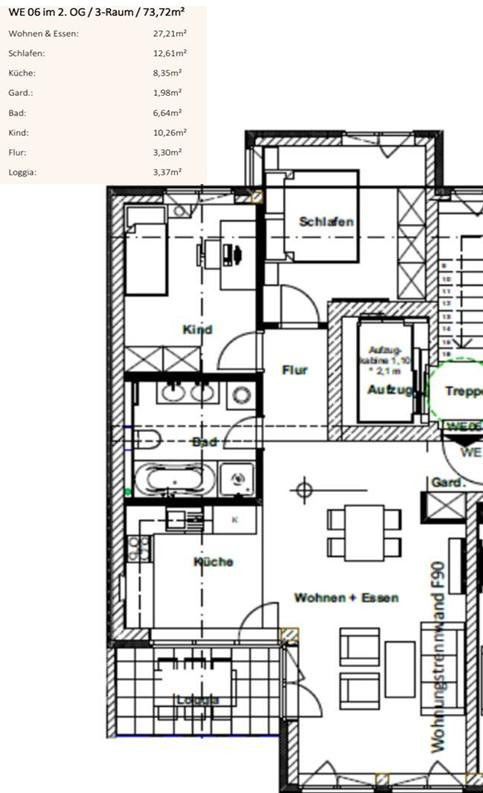 3-Zi-Wohnung Zentral Modern Neubau Elbe fußläufig Buckau – 39112 Magdeburg(Leipziger Straße) – Vorschaubild 15