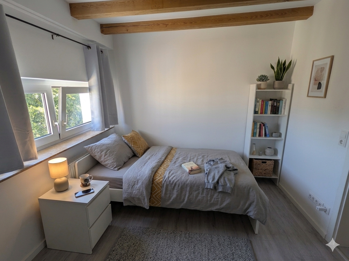 Erstbezug nach Kernsanierung: Moderne WG-Zimmer (All-In 550€) – Einzeln oder als 4er-Gruppe – Zeppelinstraße 42, 68169 Mannheim – Vorschaubild 4