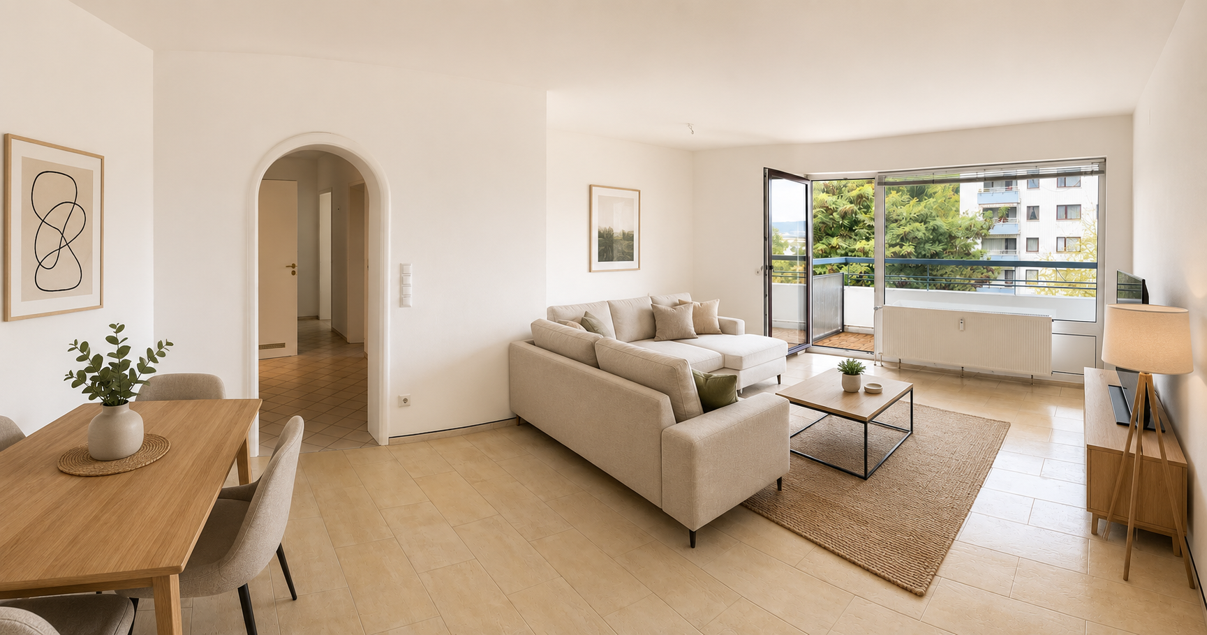 Gepflegte 3-Zimmer-Wohnung mit Balkon, Aufzug und Tiefgarage in Koblenz-Metternich – provisionsfrei – Am Brünnchen 2, 56072 Koblenz - Metternich(Koblenz) – Vorschaubild 3