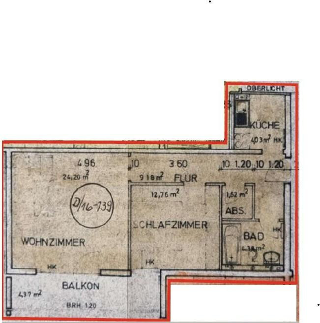 Vorankündigung: Frisch renovierte 2-Zi-Whg, 5,7 % Rendite und TG-Stellplatz *provisionsfrei* – Am Europakanal 36, 91056 Erlangen(Büchenbach) – Vorschaubild 9