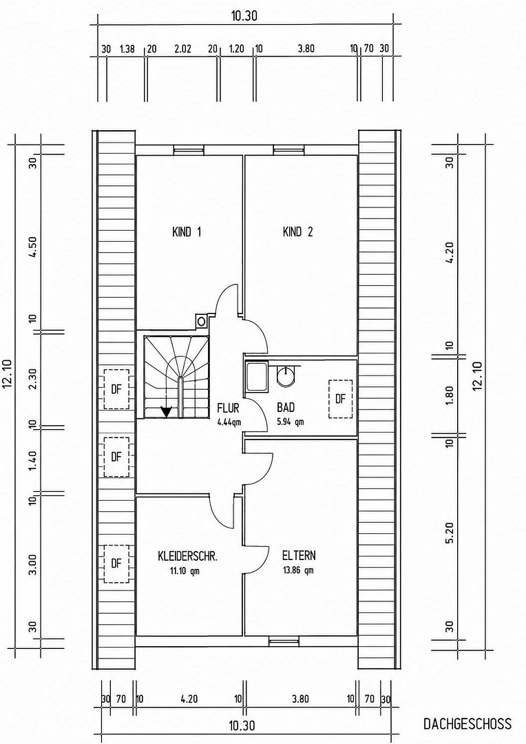 Geräumiges und modernisiertes 8-Zimmer-Einfamilienhaus mit geh. Innenausstattung in bester Lage – 76149 Karlsruhe(Neureut) – Vorschaubild 32