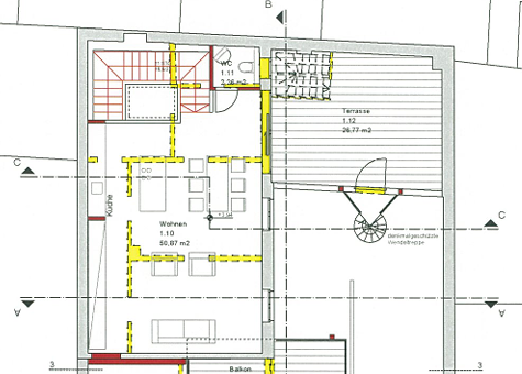 Exklusive Maisonette-Loft mit charmanter Innenhofterrasse an der Kupferbergterrasse – 55116 Mainz – Vorschaubild 20