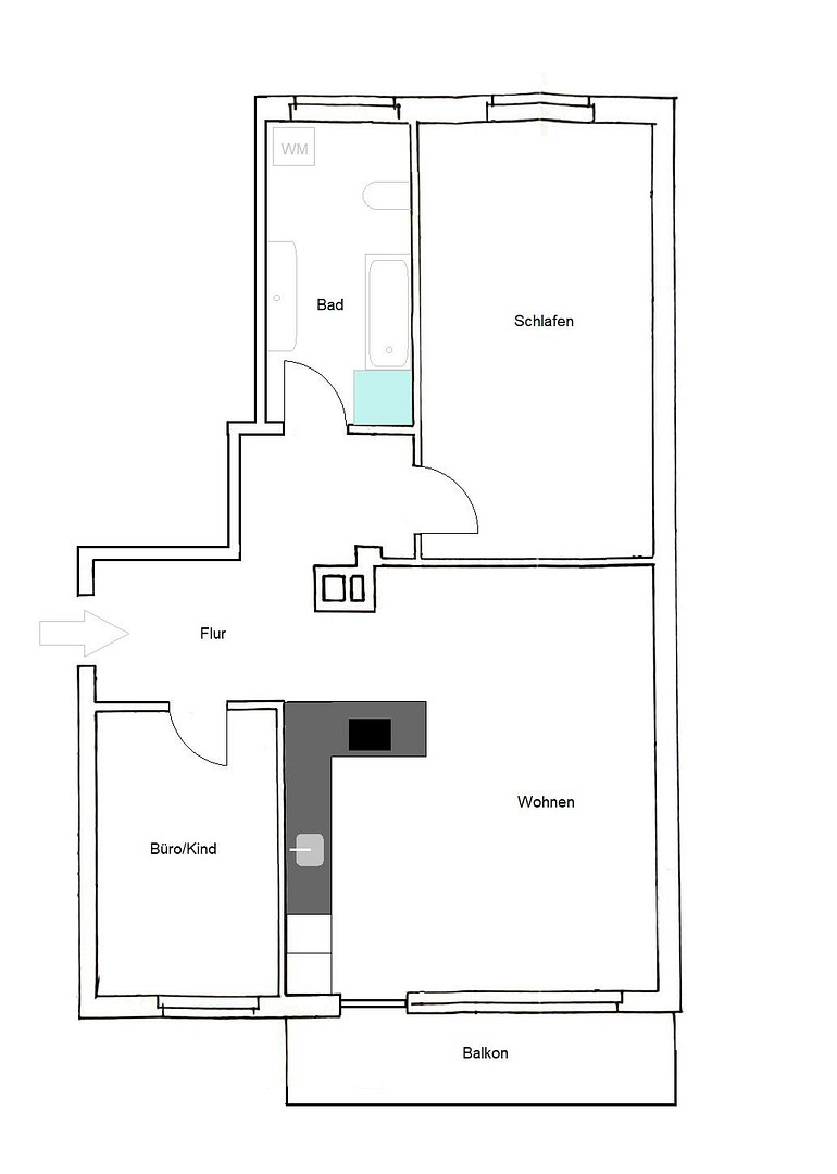 Moderne 3-Zimmer ETW, Erstbezug nach Sanierung, ohne Courtage – Bargteheider Straße 106a, 22143 Hamburg(Rahlstedt) – Vorschaubild 14