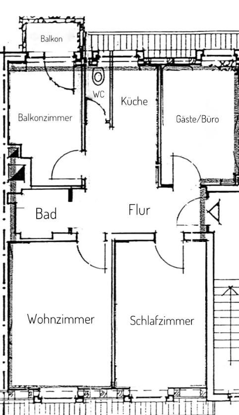 Erstbezug nach umfassender Modernisierung! Stilvolle 3-Zimmer-Wohnung in begehrter Lage – Hallerstraße 23, 90419 Nürnberg(St. Johannis) – Vorschaubild 15