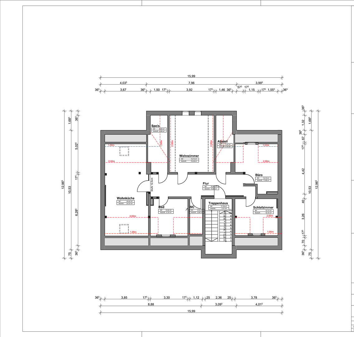 Gemütliche 3-Zimmer-Wohnung (100m²) mit Wohnküche und tollem Ausblick – 34117 Kassel – Vorschaubild 12