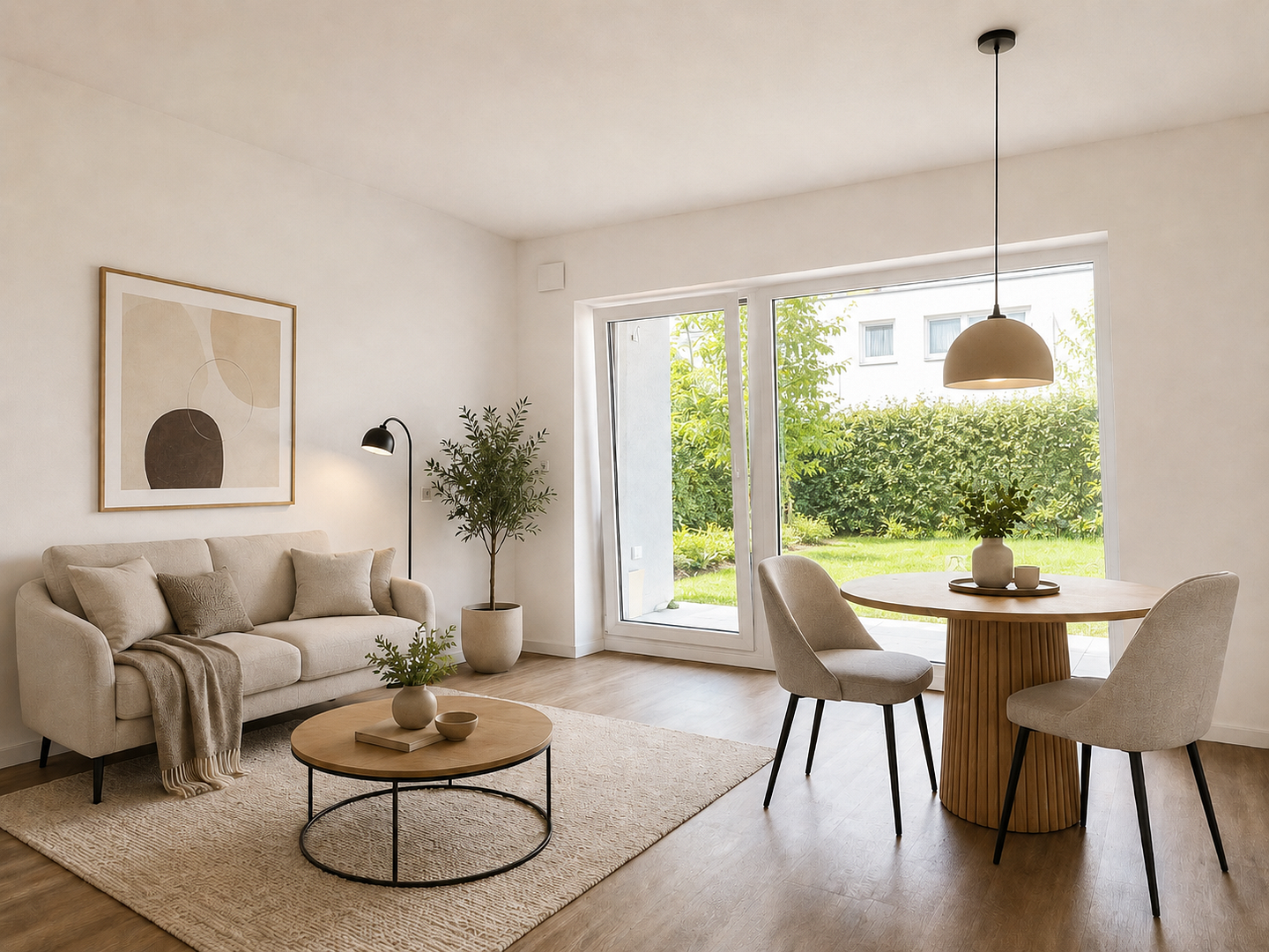 Kernsanierte 2Z-Wohnung (KfW70) mit Küche im Erstbezug – ruhig & energieeffizient
