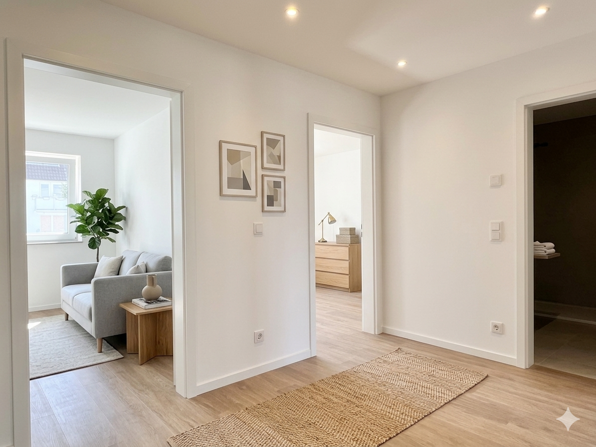 Kernsanierte 2Z-Wohnung (KfW70) mit Küche im Erstbezug – ruhig & energieeffizient – Stapelbrede 13, 33611 Bielefeld – Vorschaubild 3