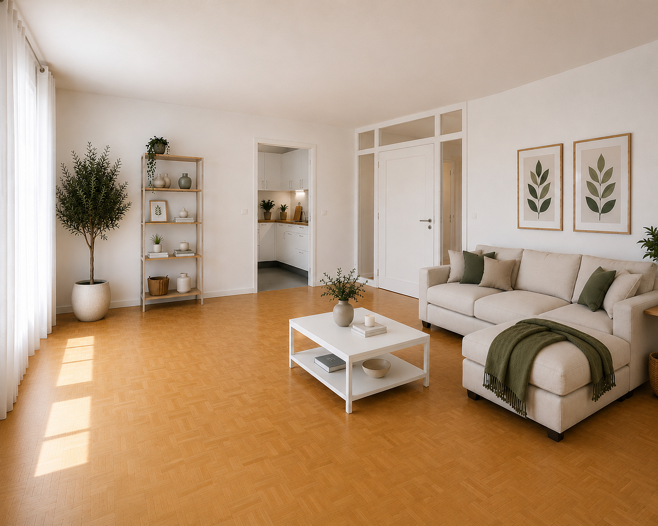 Licht. Ruhe. Natur. Exklusive 5-Zimmer-Wohnung in bester Vauban-Lage – 79100 Freiburg(Vauban) – Vorschaubild 3