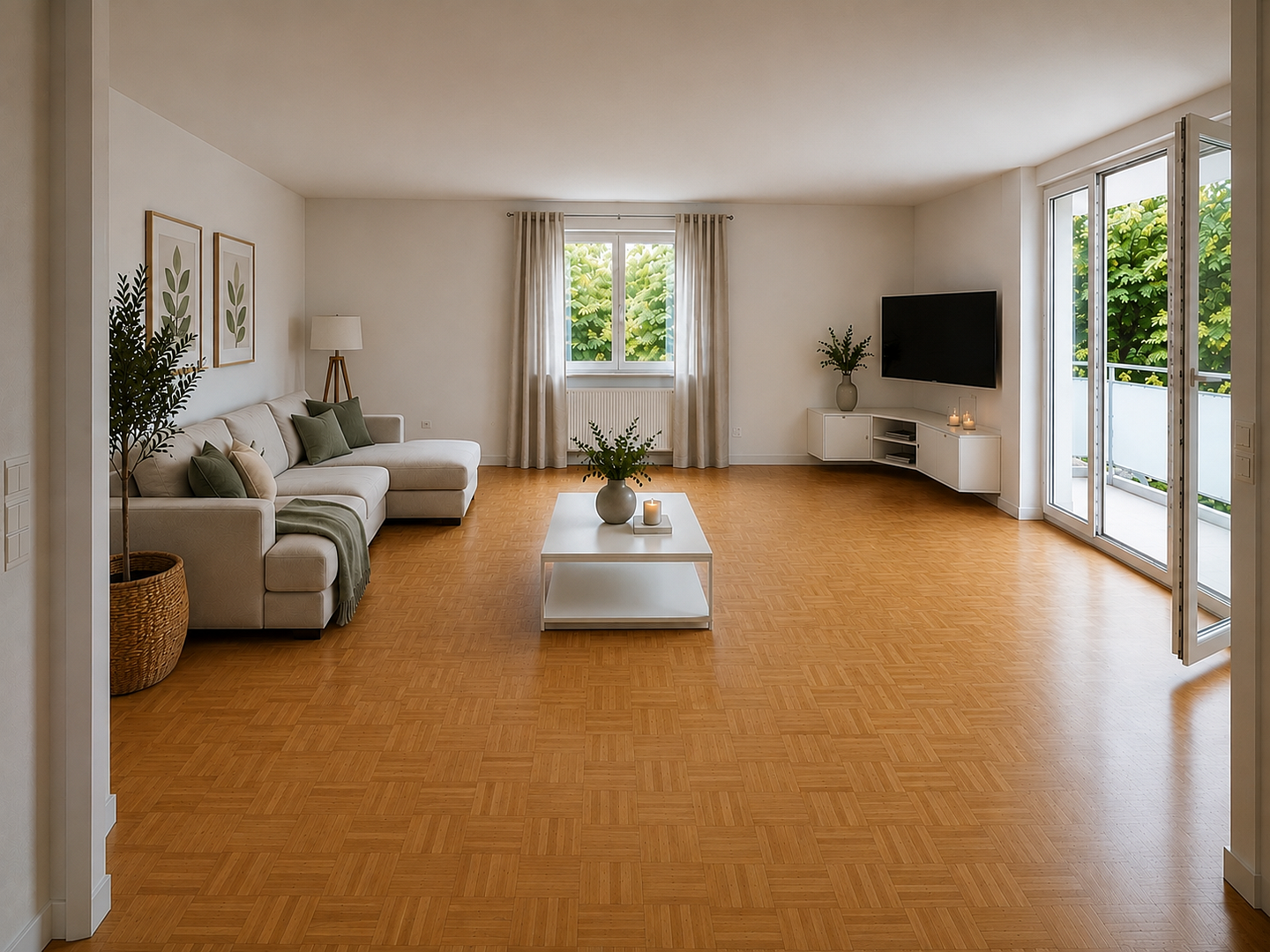 Licht. Ruhe. Natur. Exklusive 5-Zimmer-Wohnung in bester Vauban-Lage – 79100 Freiburg(Vauban) – Vorschaubild 2