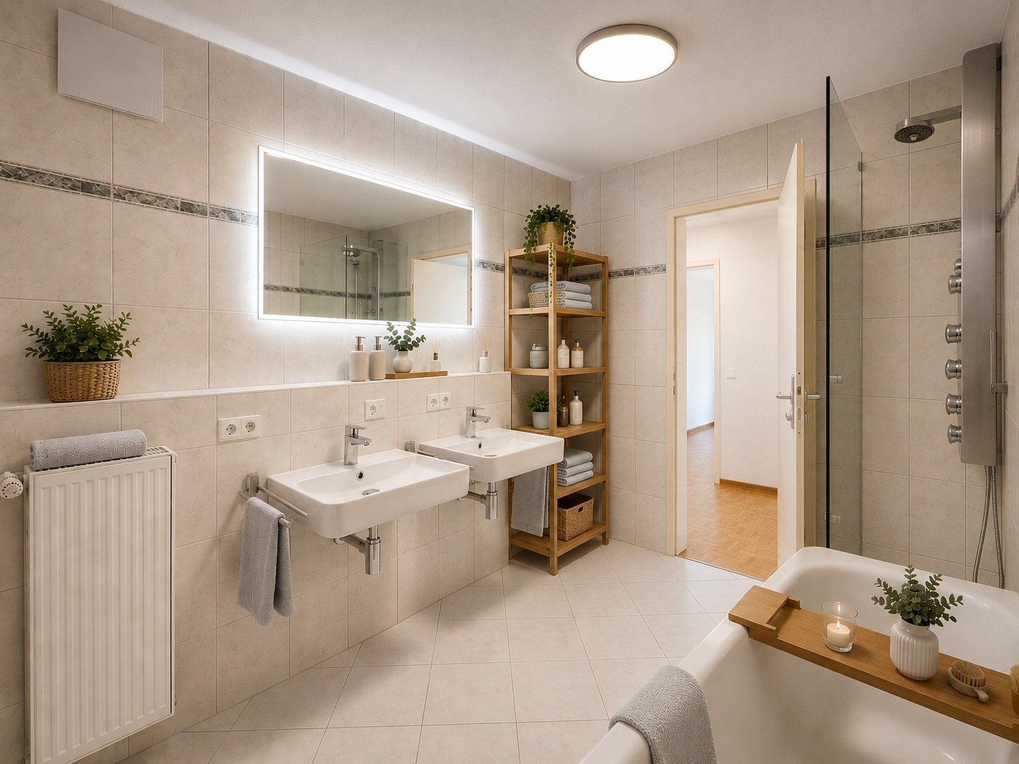 Licht. Ruhe. Natur. Exklusive 5-Zimmer-Wohnung in bester Vauban-Lage – 79100 Freiburg(Vauban) – Vorschaubild 17