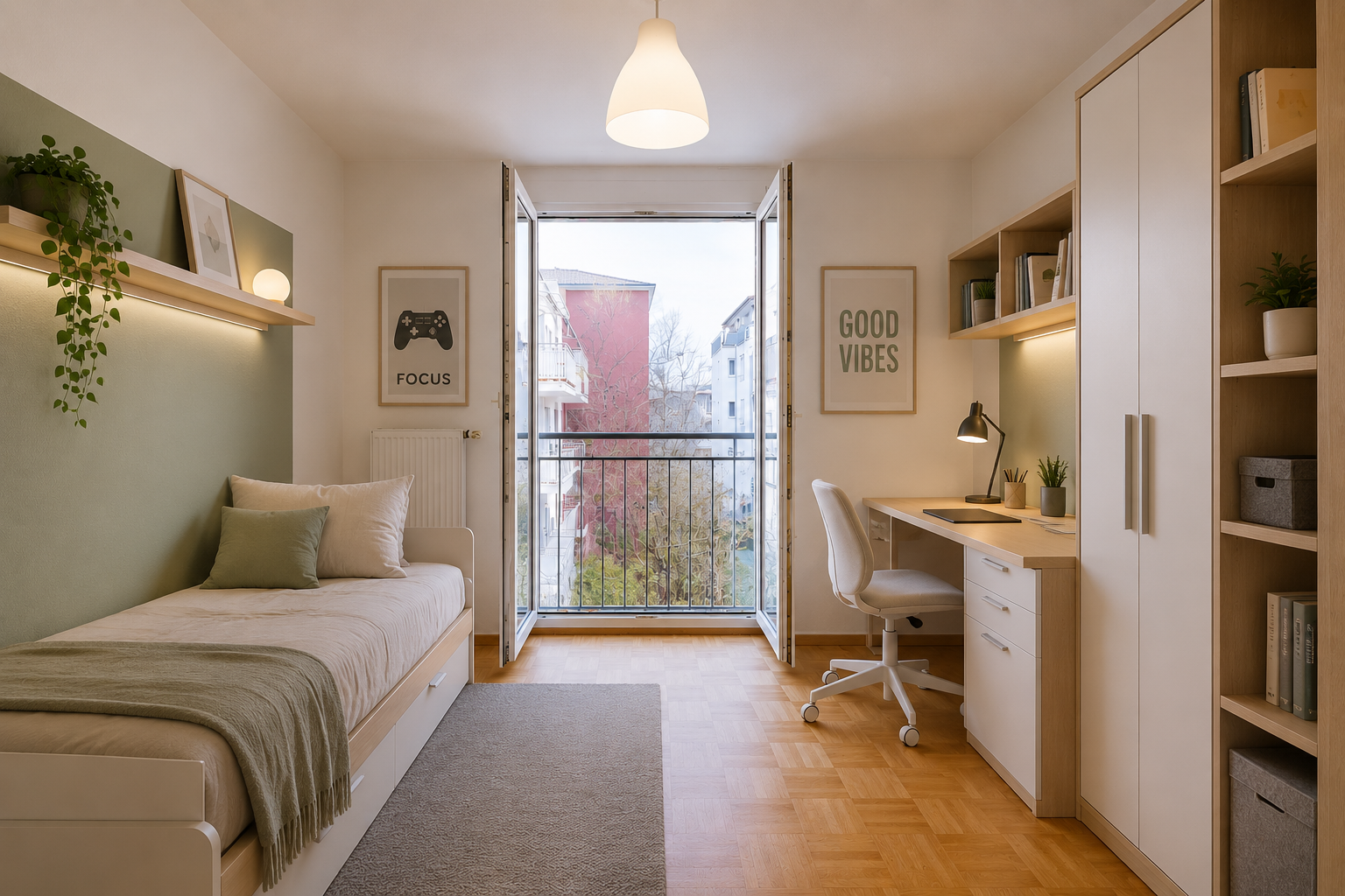 Licht. Ruhe. Natur. Exklusive 5-Zimmer-Wohnung in bester Vauban-Lage – 79100 Freiburg(Vauban) – Vorschaubild 16