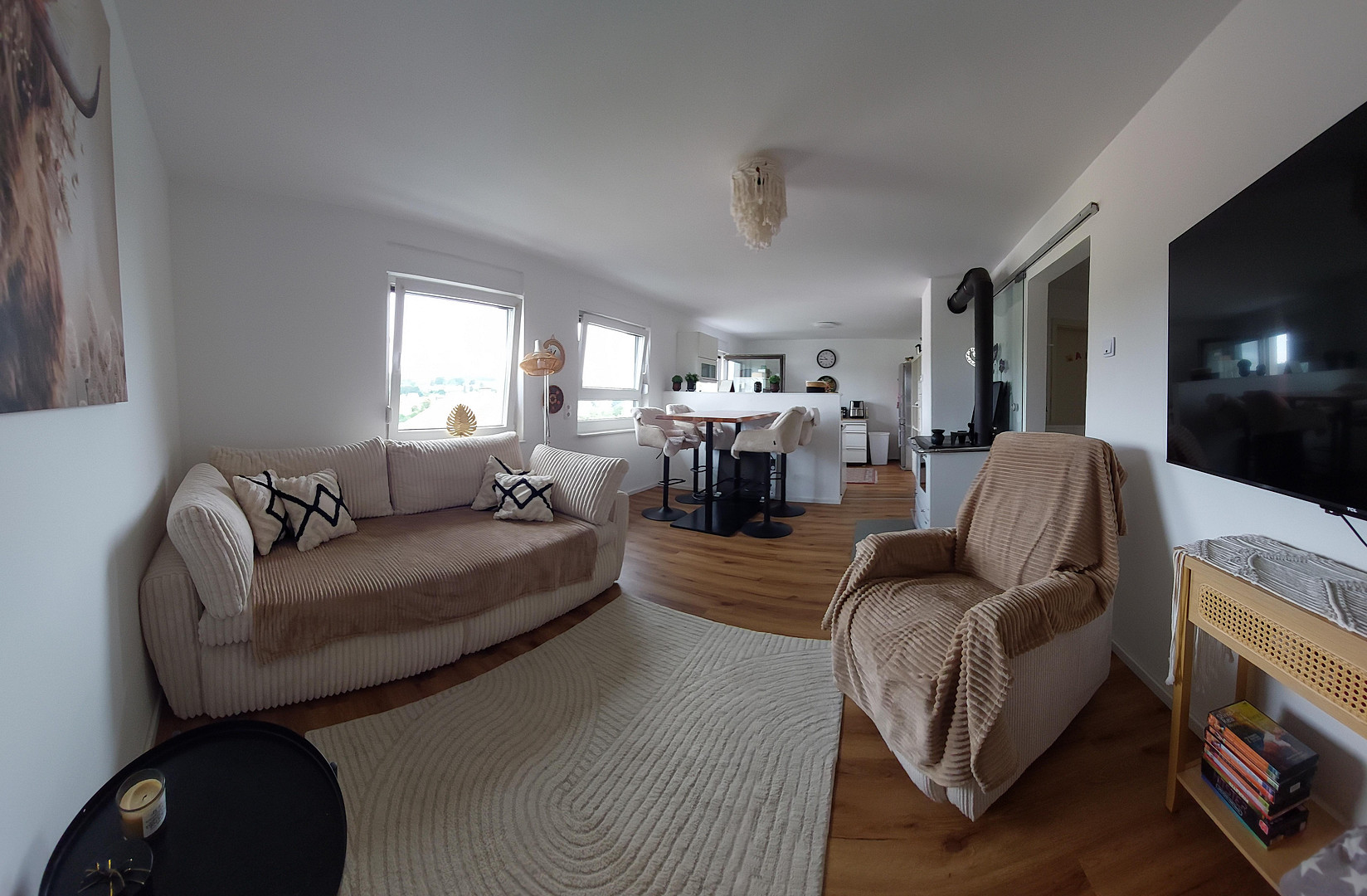 Wohnen wie im Haus: 4,5-Zimmer-Maisonette mit Garten, Sauna, Garage und Aussicht bis zum Funkturm – Egerlandstraße 17, 76228 Karlsruhe(Grünwettersbach) – Vorschaubild 3