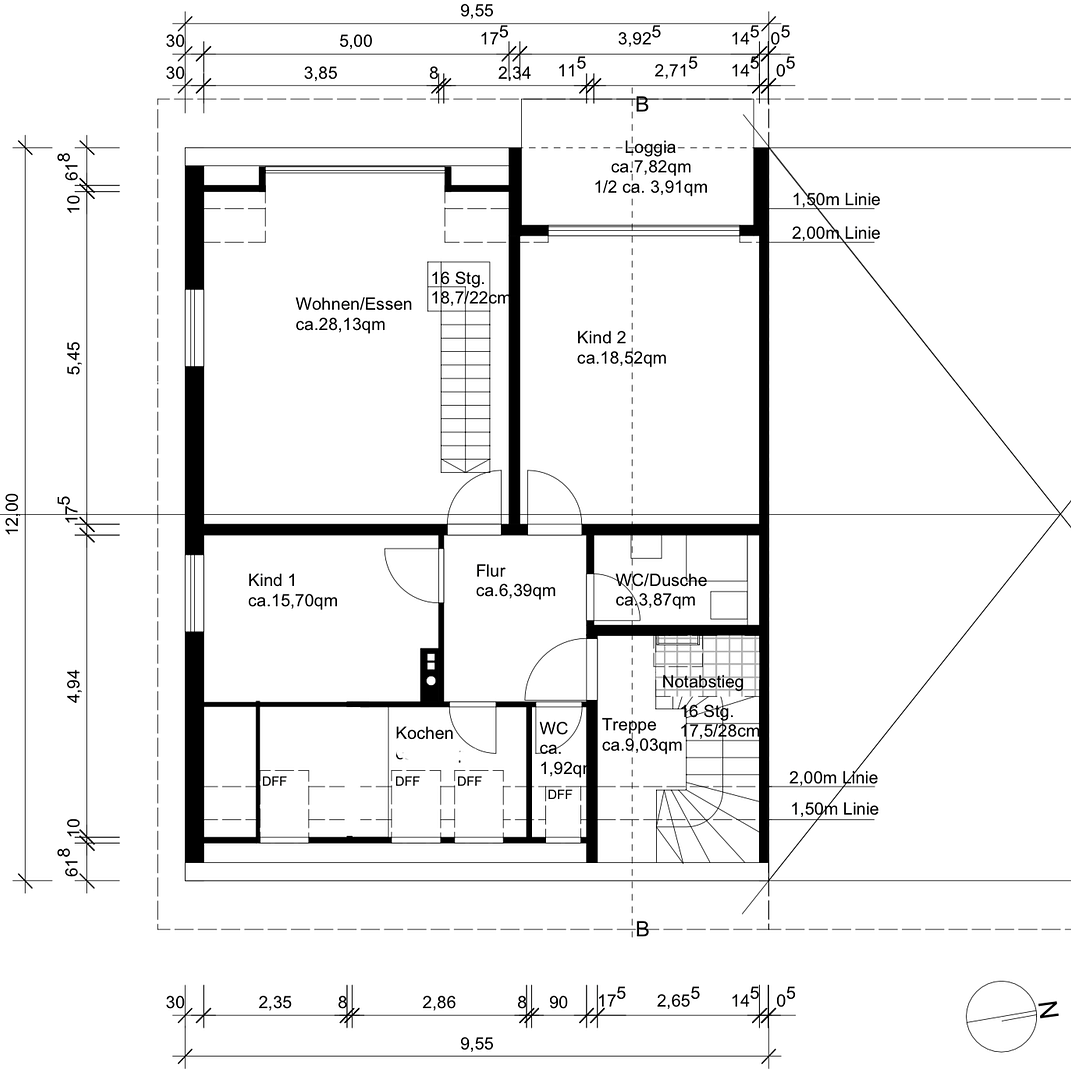 *** 3 Zimmer Wohnung mit ruhiger Terrasse in Bogenhausen Denning 2.OG *** – 81927 München(Denning) – Vorschaubild 10