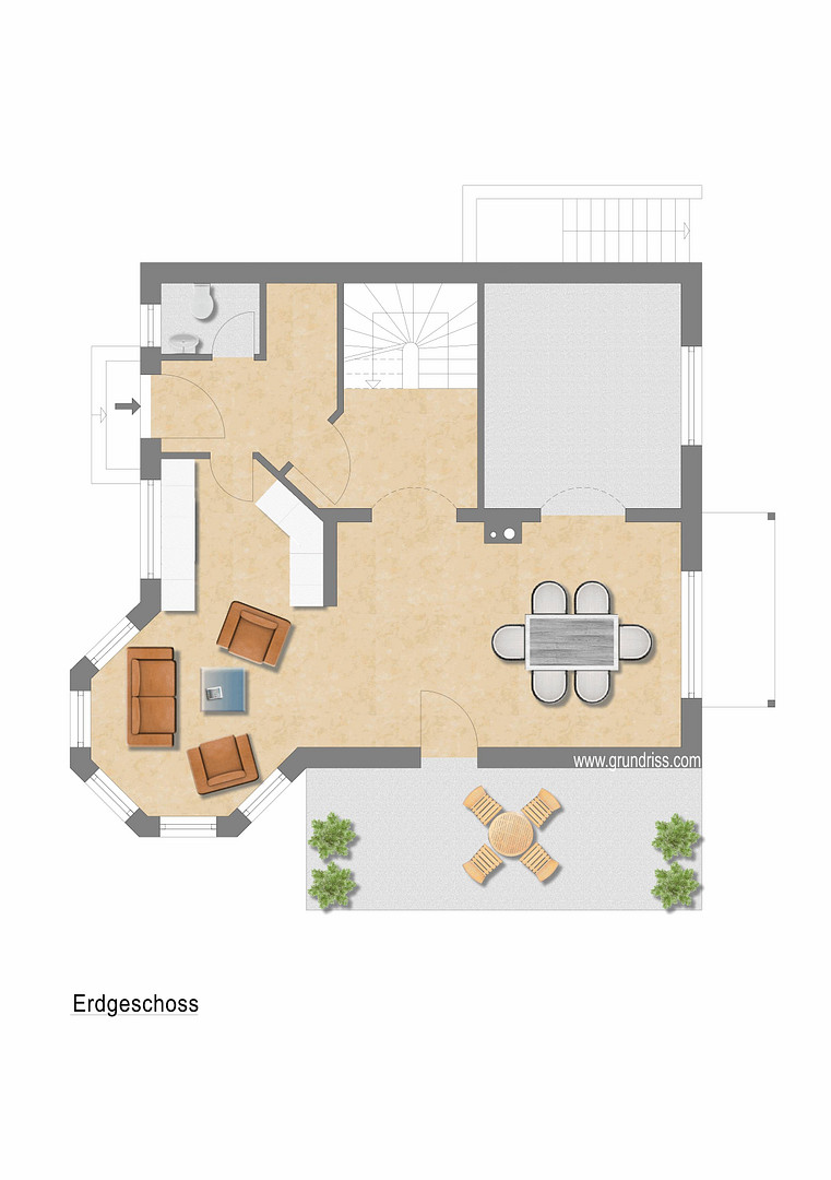 Wellness inklusive: Freistehendes Einfamilienhaus mit Sauna in Erfurt-Stotternheim – Erfurt(Stotternheim) – Vorschaubild 13