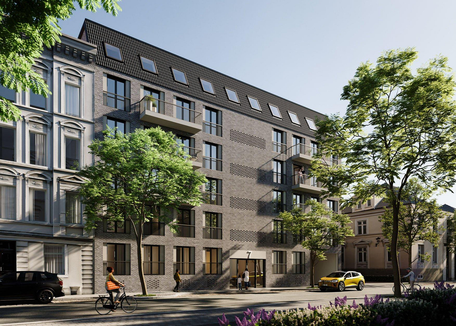 Traumhaft helle Wohnung in der Endetage, 2 Balkone, KfW 40 mit QNG – Harmsstraße 7, 24114 Kiel(Südfriedhof) – Vorschaubild 5