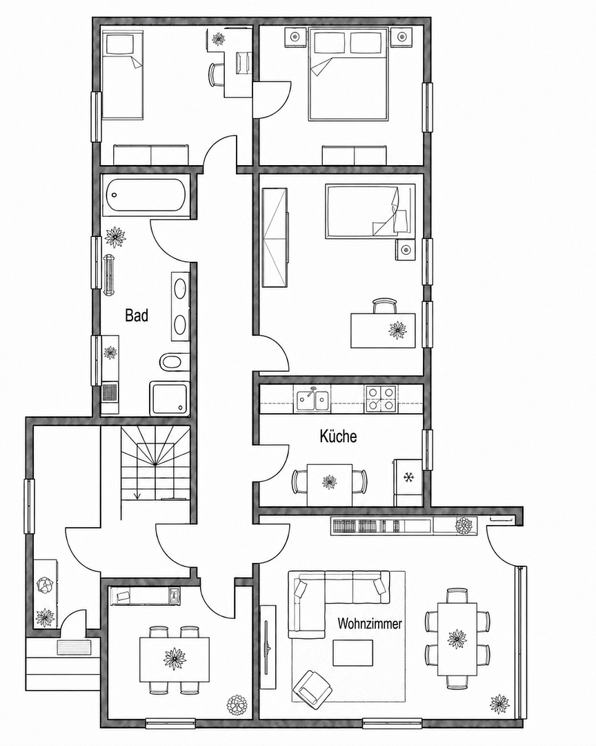 Einfamilienhaus mit 1209qm Grundstück & über 250qm Nutzfläche – Dresden(Prohlis) – Vorschaubild 10